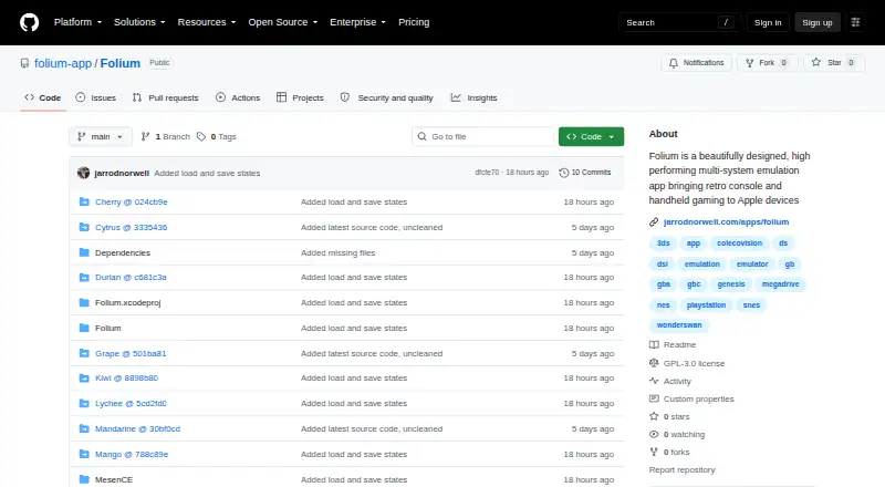 Folium's website