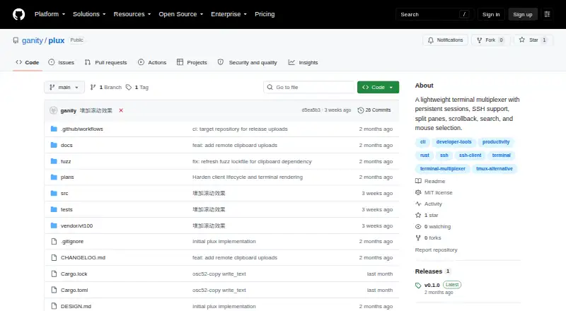 Plux's website