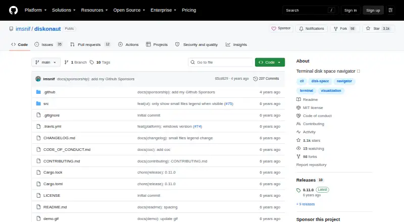 The diskonaut homepage