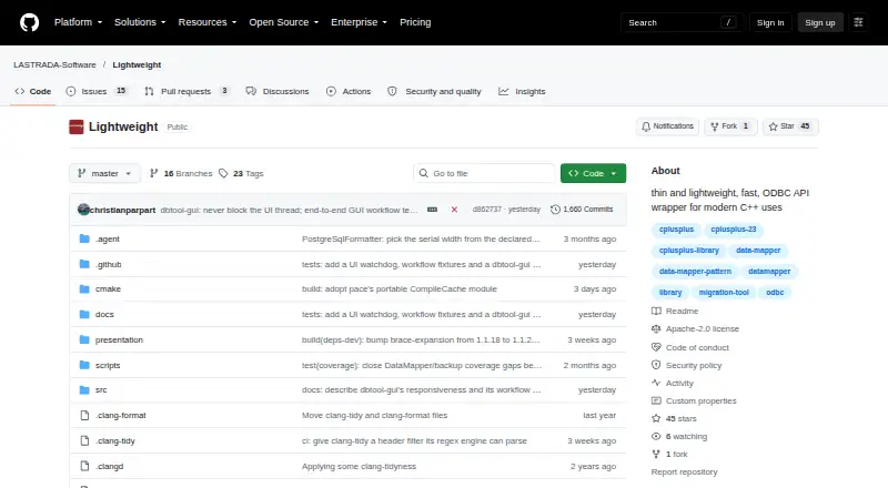 Lightweight's website