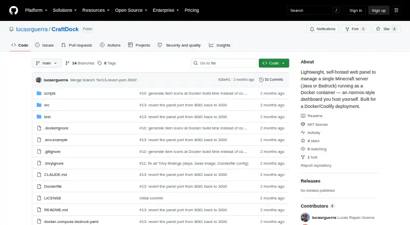 CraftDock's website