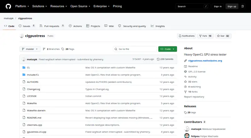 clgpustress's website