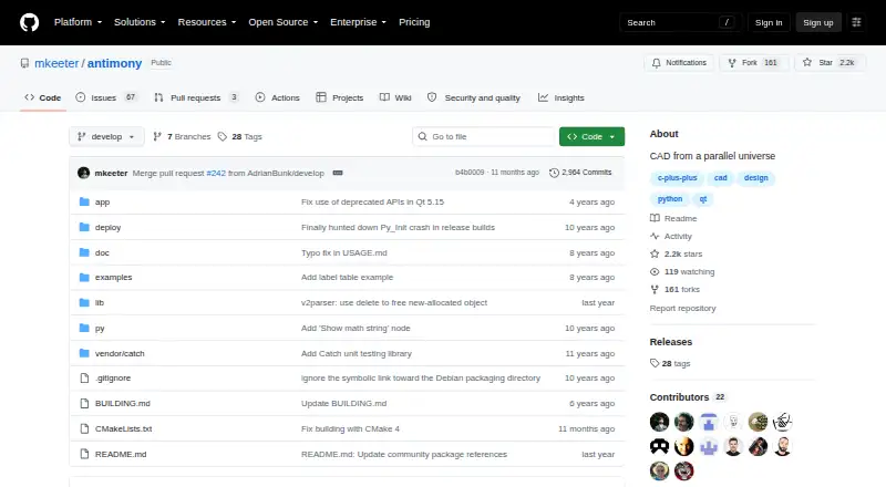 The Antimony homepage