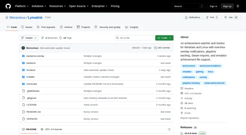 The Lymalink homepage