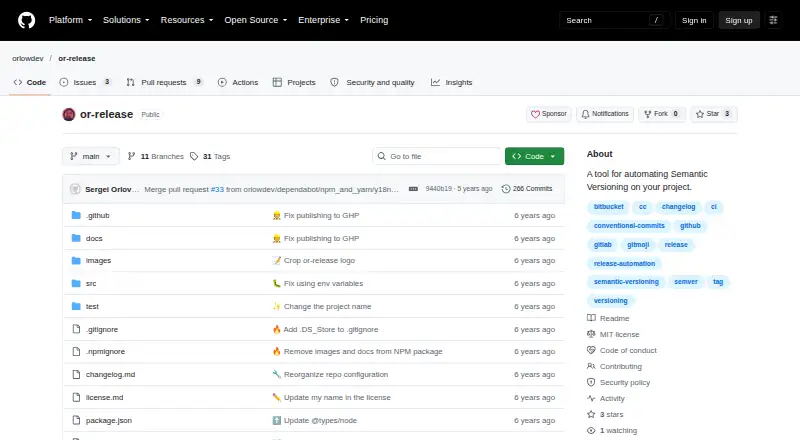or-release's website