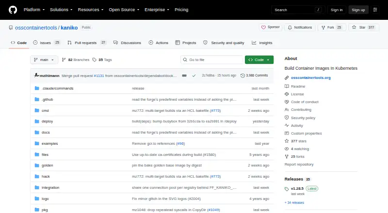 The Kaniko homepage