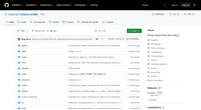 SciPen Studio's website