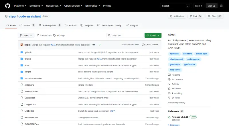 Code Assistant's website