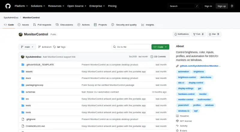 MonitorControl Pro's website