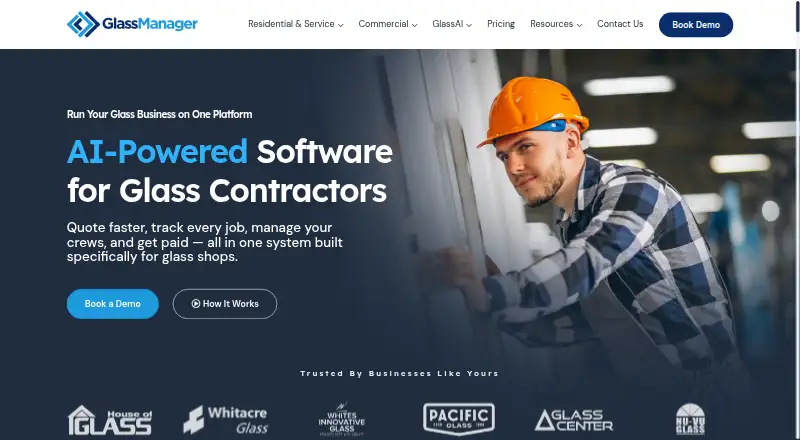 GlassManager's website