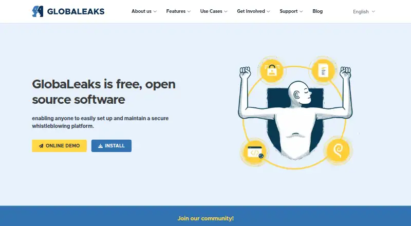 GlobaLeaks's website