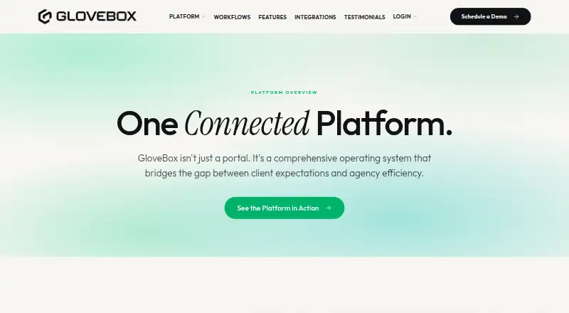 GloveBoxCRM's website