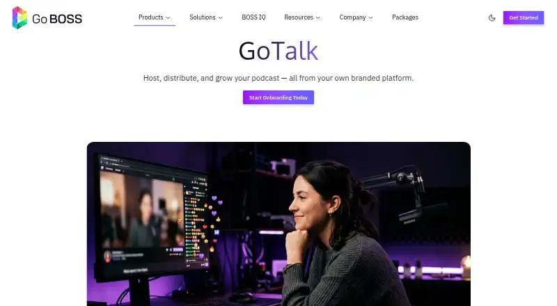GoTalk's website