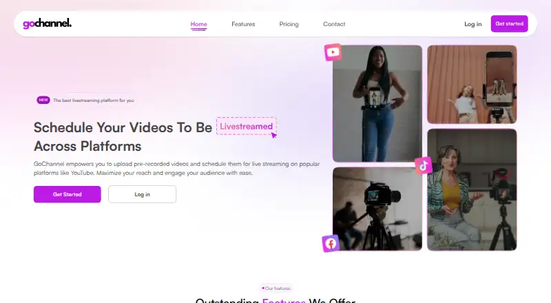 GoChannel's website