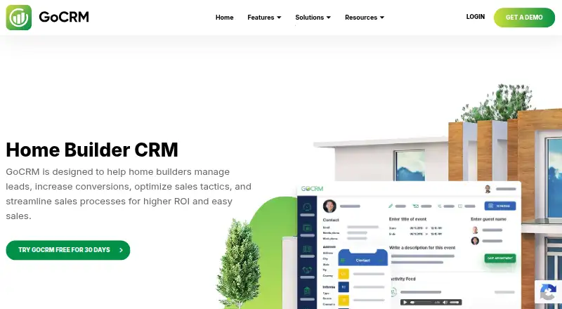 GoCRM's website