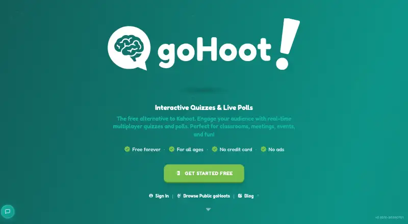 goHoot's website