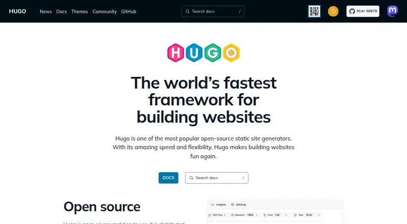 Hugo's website
