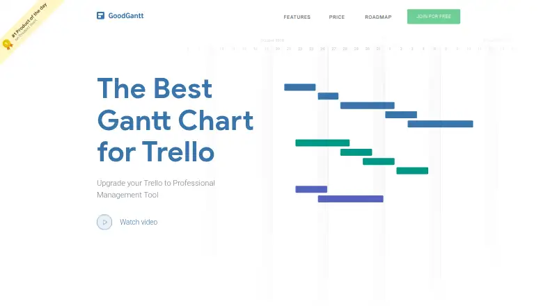 The GoodGantt homepage