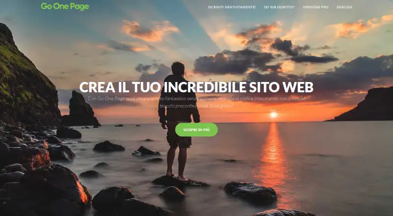 Go One Page's website