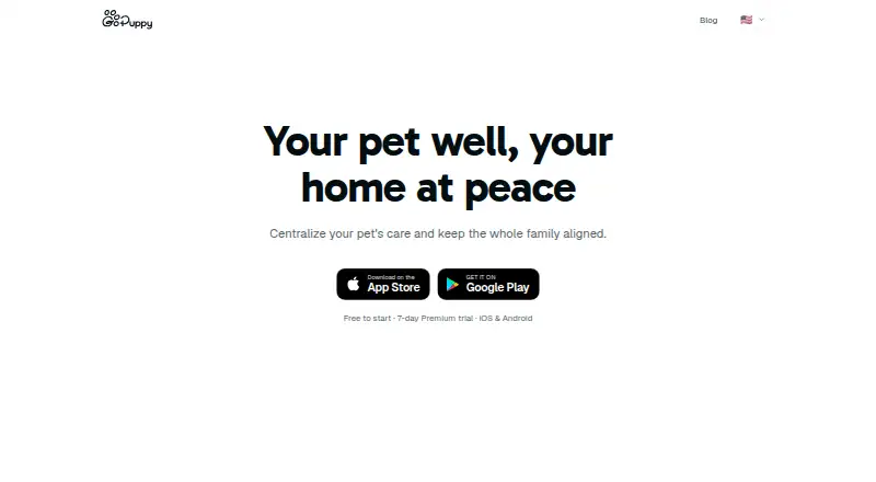 GoPuppy's website
