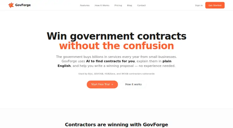 GovForge's website