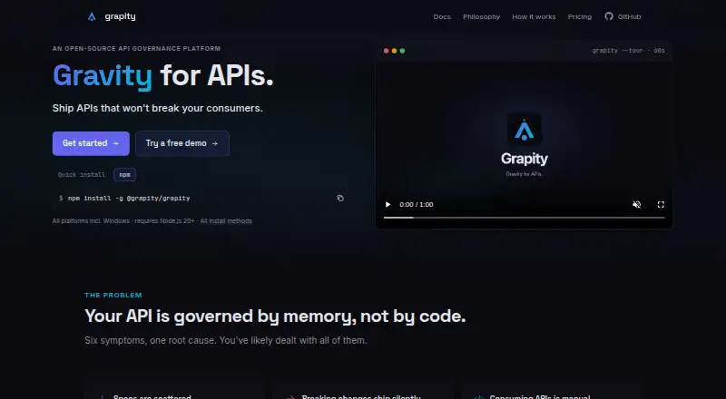 Grapity's website