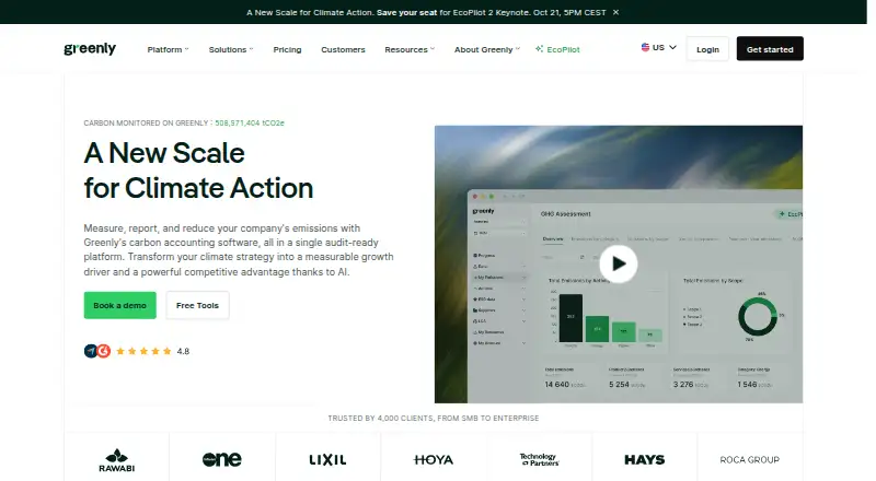 Greenly's website