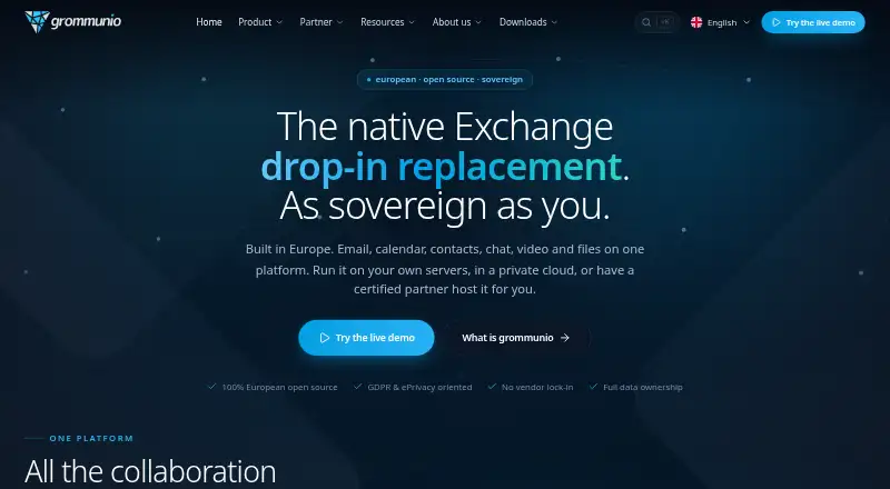 grommunio's website