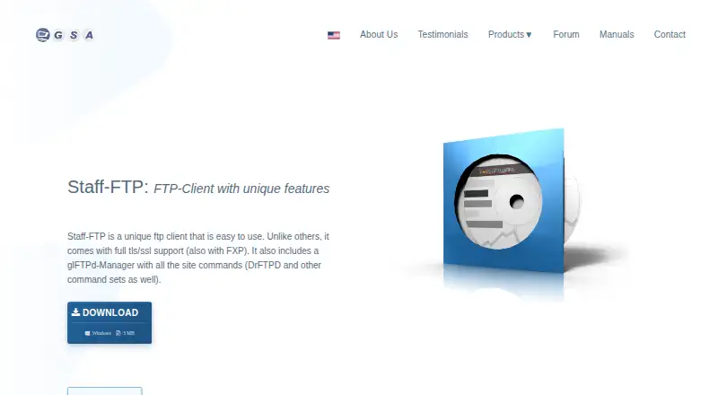 Staff-FTP's website