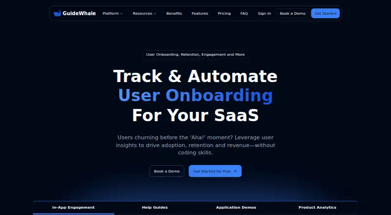 GuideWhale's website