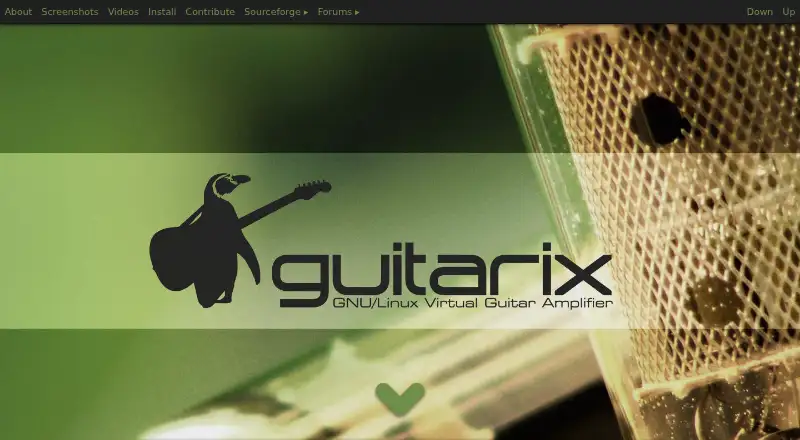 Guitarix's website