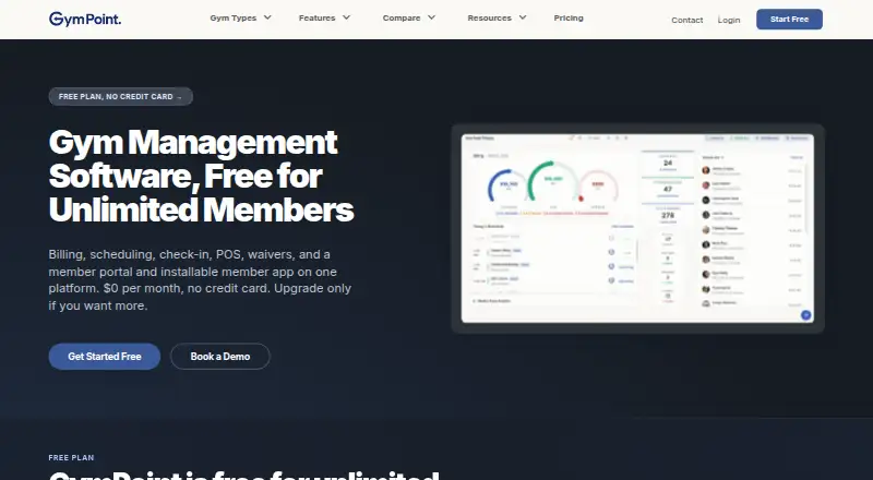 GymPoint's website