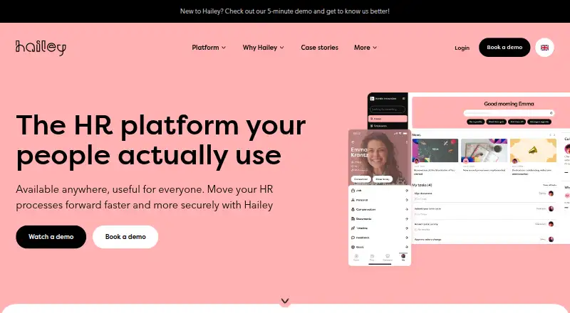 The Hailey HR homepage