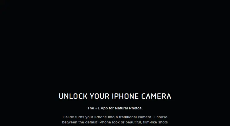 Halide's website
