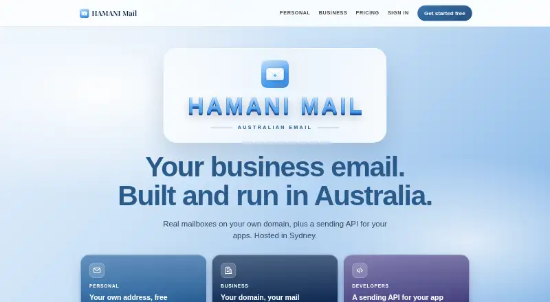 Hamanimail's website