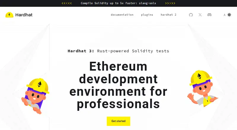 Hardhat's website