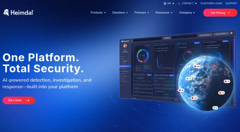 The Heimdal Patch and Asset Management homepage