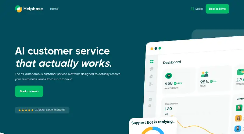 Helpbase's website
