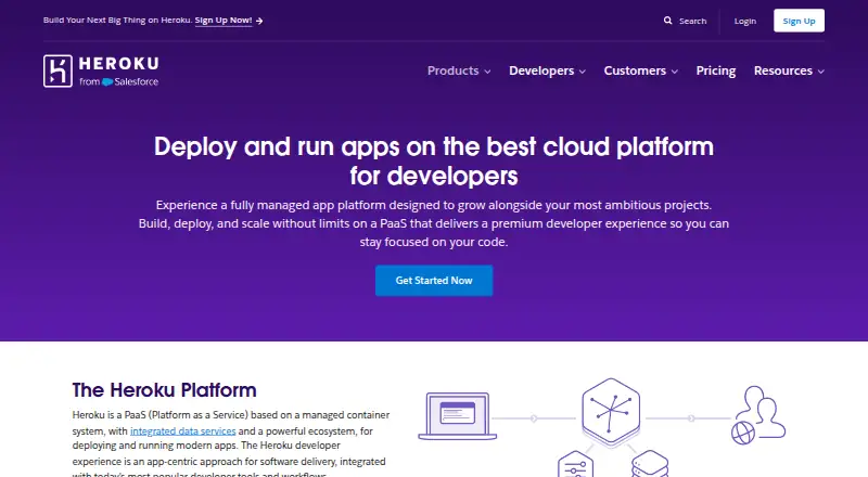 Heroku's website