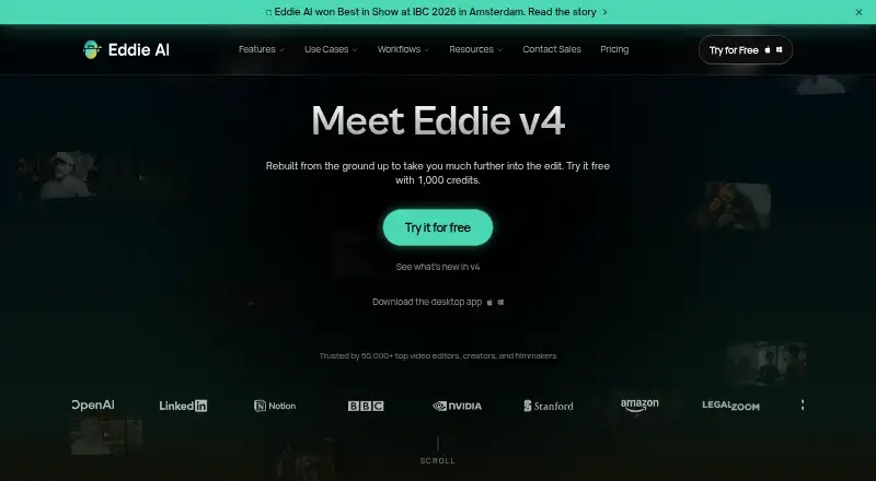 Eddie AI's website