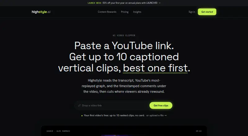 Highstyle's website