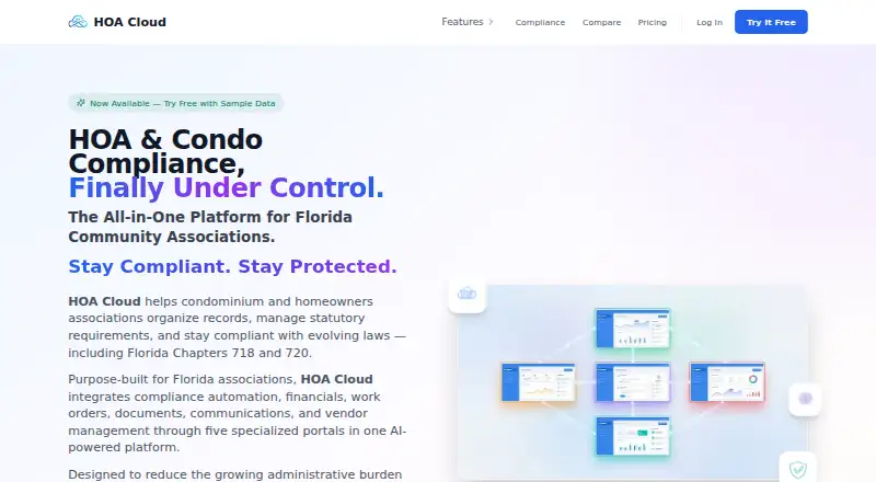 HOA Cloud's website