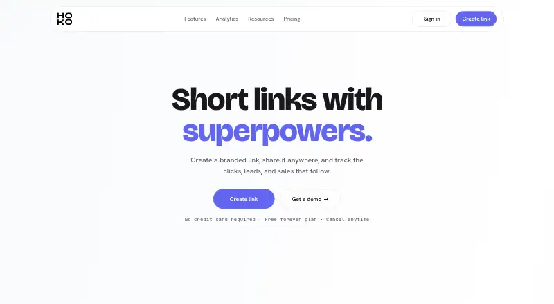 Hoko's website