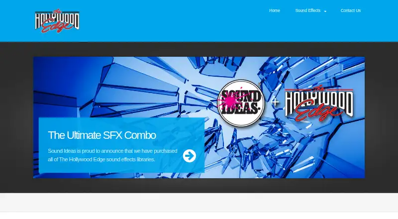 The The Hollywood Edge homepage