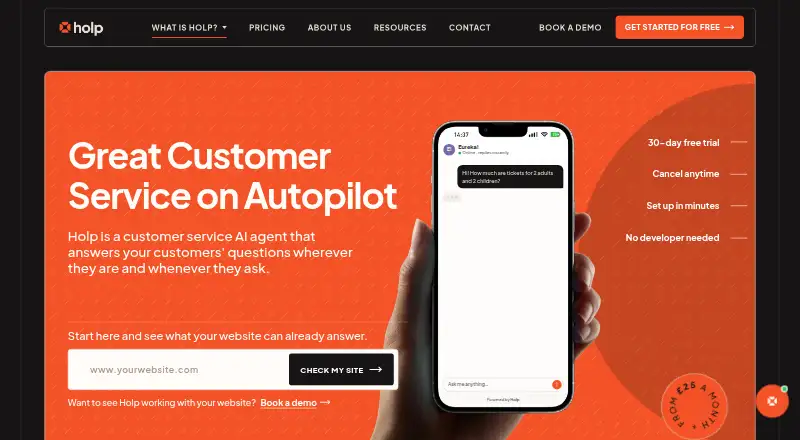 Holp's website