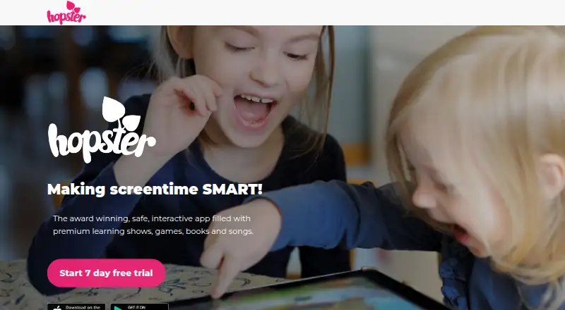 Hopster's website