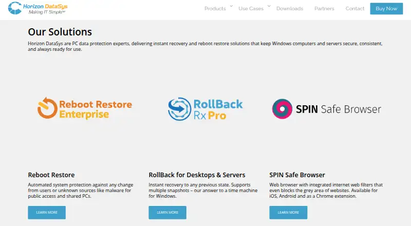 RollBack Rx's website