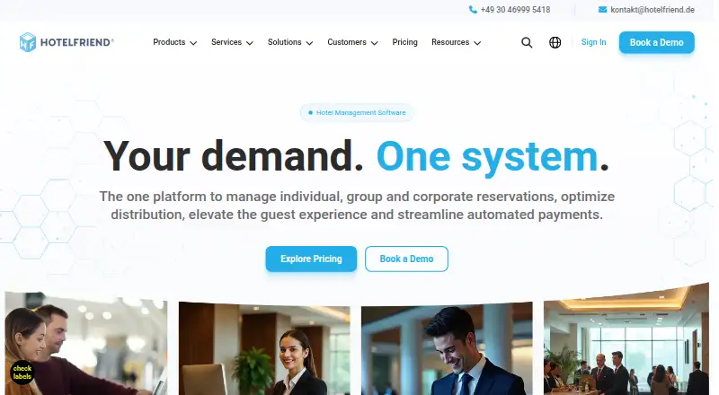 HotelFriend's website
