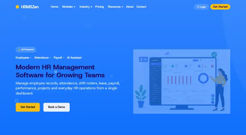The HRMSZen homepage