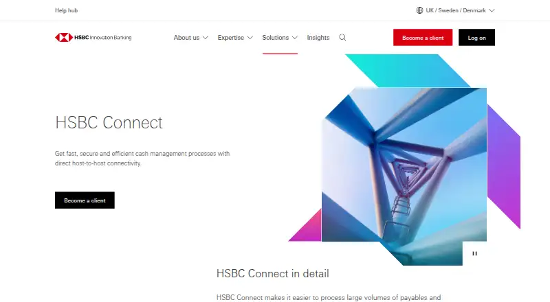 HSBC Connect's website